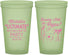 Custom Bachelorette 22 oz Glow In The Dark Cups - Raising Hell In Vegas | 60196