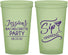 Custom Bachelorette 22 oz Glow In The Dark Cups - Sip Happens | 60197