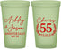 Custom Anniversary 22 oz Glow In The Dark Cups - Cheers To 55 Years | 80008