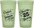 Custom Anniversary 22 oz Glow In The Dark Cups - Cheers To 25 Years | 80012