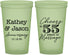 Custom Anniversary 22 oz Glow In The Dark Cups - Cheers To 55 Years | 80018