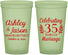 Custom Anniversary 22 oz Glow In The Dark Cups - 35 Years Of Marriage | 80024