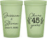 Custom Anniversary 22 oz Glow In The Dark Cups - Cheers To 45 Years | 80026