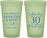 Custom Anniversary 22 oz Glow In The Dark Cups - 30 Years Of Marriage | 80033
