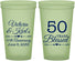 Custom Anniversary 22 oz Glow In The Dark Cups - 50 Years Blessed | 80037