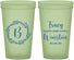 Custom Wedding 22 oz Glow In The Dark Cups - Monogram | 804