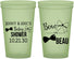 Custom Baby Shower 22 oz Glow In The Dark Cups - Gender Reveal Bow Or Beau | 90004