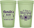 Custom Baby Shower 22 oz Glow In The Dark Cups - Blooming | 90009