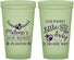 Custom Baby Shower 22 oz Glow In The Dark Cups - Little Lady On The Way | 90021