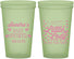 Custom Baby Shower 22 oz Glow In The Dark Cups - Sweet Little Lady | 90024