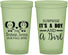 Custom Baby Shower 22 oz Glow In The Dark Cups - Twins Boy And Girl | 90026