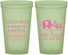 Custom Baby Shower 22 oz Glow In The Dark Cups - Peanut On The Way | 90027