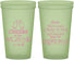 Custom Baby Shower 22 oz Glow In The Dark Cups - Cheers Bottle | 90031