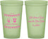 Custom Baby Shower 22 oz Glow In The Dark Cups - Beer Due Date Is Near | 90032