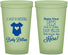 Custom Baby Shower 22 oz Glow In The Dark Cups - Baby Is Brewing | 90041