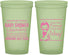 Custom Baby Shower 22 oz Glow In The Dark Cups - Mermaid On Her Way | 90046
