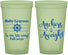 Custom Baby Shower 22 oz Glow In The Dark Cups - Nautical Anchors Aweigh | 90054