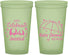 Custom Baby Shower 22 oz Glow In The Dark Cups - Elephant Lets Celebrate | 90058