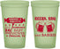 Custom Baby Shower 22 oz Glow In The Dark Cups - Beers Bbq Babies | 90060