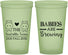 Custom Baby Shower 22 oz Glow In The Dark Cups - Twins Baby Hippos | 90069