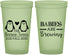 Custom Baby Shower 22 oz Glow In The Dark Cups - Twins Baby Penguins | 90070