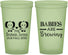 Custom Baby Shower 22 oz Glow In The Dark Cups - Twins Baby Elephant | 90071