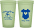 Custom Baby Shower 22 oz Glow In The Dark Cups - Nautical Anchors Aweigh | 90083