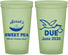 Custom Baby Shower 22 oz Glow In The Dark Cups - Sweat Pea Stork | 90084