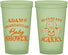 Custom Baby Shower 22 oz Glow In The Dark Cups - So Cute Halloween | 90088