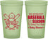 Custom Baby Shower 22 oz Glow In The Dark Cups - Baseball | 90090