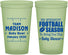 Custom Baby Shower 22 oz Glow In The Dark Cups - Football | 90091