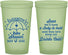 Custom Baby Shower 22 oz Glow In The Dark Cups - April Showers May Babies | 90098