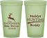 Custom Baby Shower 22 oz Glow In The Dark Cups - Hunting Deer | 90118
