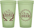 Custom Baby Shower 22 oz Glow In The Dark Cups - Oh My Deer Christmas | 90121