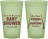 Custom Baby Shower 22 oz Glow In The Dark Cups - Fishing Hunting | 90126
