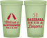 Custom Baby Shower 22 oz Glow In The Dark Cups - Baseball Beer Diapers | 90132