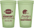 Custom Baby Shower 22 oz Glow In The Dark Cups - Football Little Quarterback | 90138