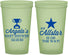 Custom Baby Shower 22 oz Glow In The Dark Cups - Allstar On The Way | 90140