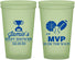 Custom Baby Shower 22 oz Glow In The Dark Cups - Sports Mvp | 90141