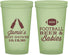 Custom Baby Shower 22 oz Glow In The Dark Cups - Football Beer Babies | 90147