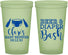 Custom Baby Shower 22 oz Glow In The Dark Cups - Beer Diapers Bash | 90151