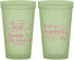 Custom Baby Shower 22 oz Glow In The Dark Cups - Popping By | 90158