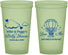 Custom Baby Shower 22 oz Glow In The Dark Cups - Love Is In The Air | 90163
