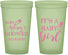Custom Baby Shower 22 oz Glow In The Dark Cups - Baby Girl | 90171