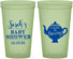 Custom Baby Shower 22 oz Glow In The Dark Cups - Baby Is Brewing | 90172