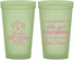 Custom Baby Shower 22 oz Glow In The Dark Cups - Little Girls Best Friend | 90173