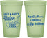 Custom Baby Shower 22 oz Glow In The Dark Cups - April Showers May Babies | 90181