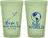 Custom Baby Shower 22 oz Glow In The Dark Cups - Hello World | 90185