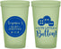 Custom Baby Shower 22 oz Glow In The Dark Cups - Cute Little Button | 90189