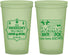 Custom Baby Shower 22 oz Glow In The Dark Cups - Christmas Gender Reveal | 90194